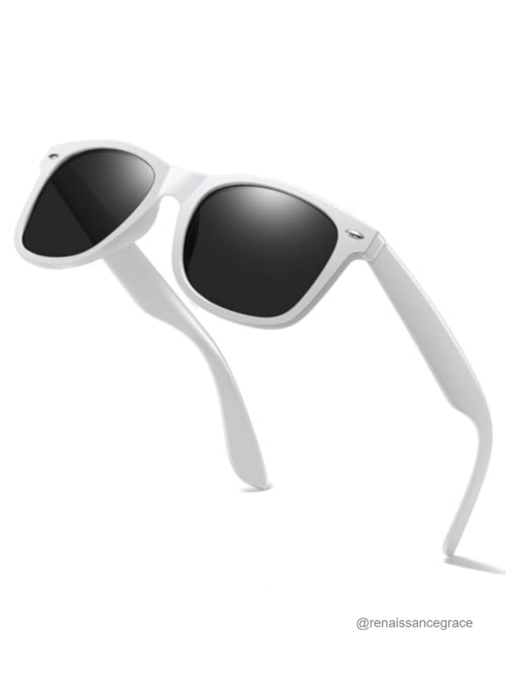 Classic Retro Square Frame Polarized Sunglasses for Men Women